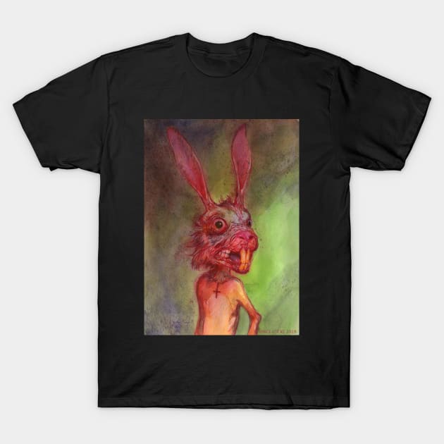 The Beaster Bunny T-Shirt by VinceLocke